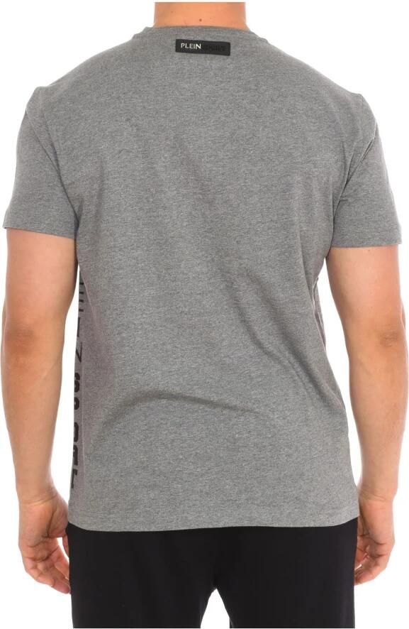 Plein Sport Korte Mouw Ronde Hals Katoenen T-shirt Gray Heren - Foto 2