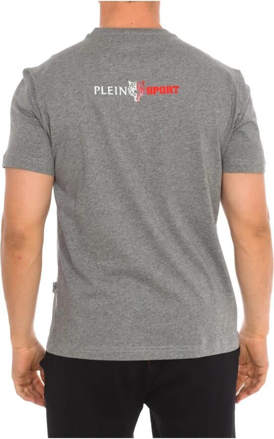Plein Sport Korte mouwen ronde hals katoenen T-shirt Gray Heren - Foto 2