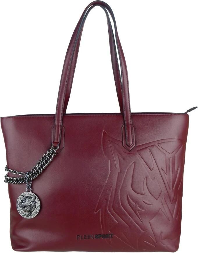 Plein Sport Rode Eco-lederen Schoudertas met Decoratieve Ketting Red Dames - Foto 3