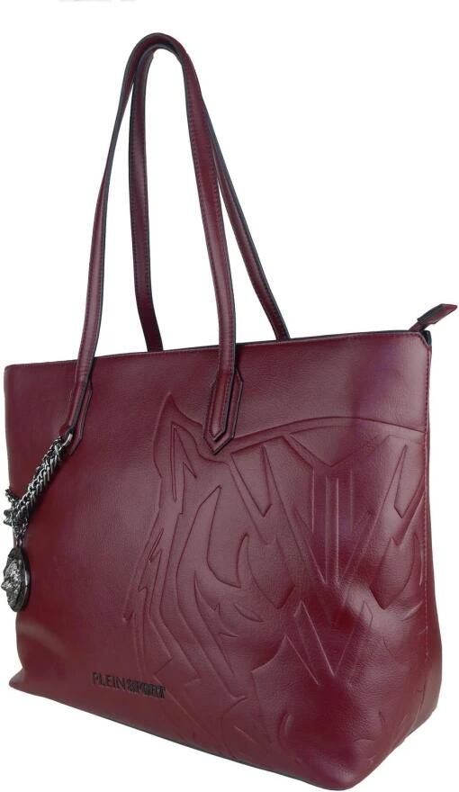 Plein Sport Rode Eco-lederen Schoudertas met Decoratieve Ketting Red Dames - Foto 2