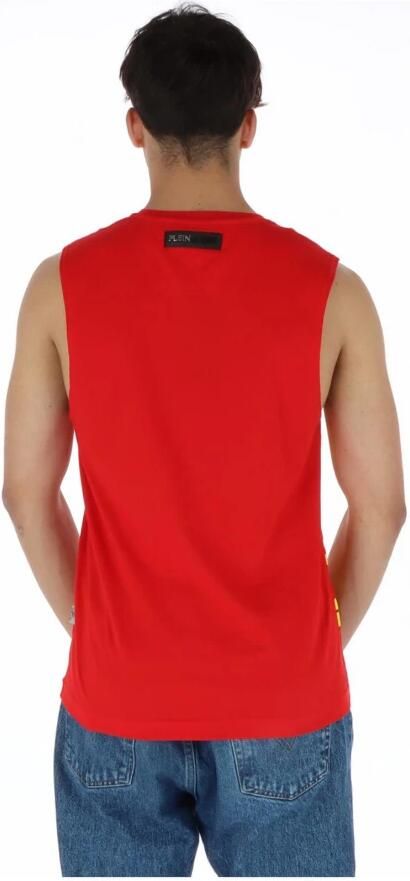 Philipp Plein Sport Top Rood mouwloos shirt grafisch T-shirt - Foto 2