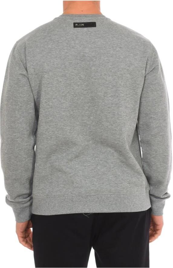 Plein Sport Ronde Hals Sweatshirt met Merkprint Gray Heren - Foto 2