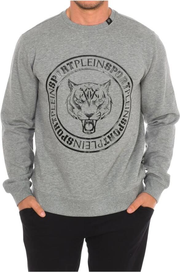 Plein Sport Ronde Hals Sweatshirt met Merkprint Gray Heren - Foto 3