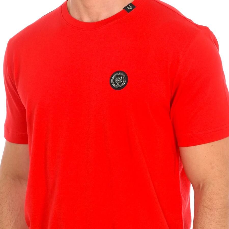 Plein Sport Korte mouwen ronde hals katoenen T-shirt Red Heren