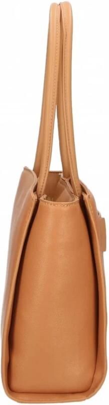 Plein Sport Trendy Shopper van Eco-Leer met Zilveren Logo Brown Dames - Foto 2