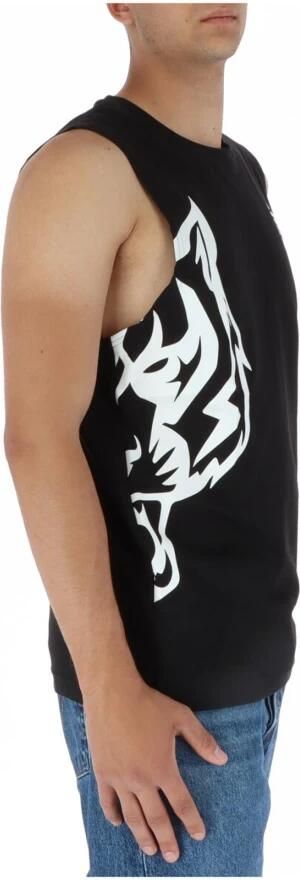 Plein Sport Zwart Print Mouwloos Ondershirt Black Heren - Foto 2