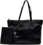 Plein Sport Zwarte schoudertas van eco-leer met kettingdetail Black Dames - Thumbnail 3