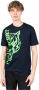 Plein Sport Blauw Print T-shirt Heren Korte Mouw Blue Heren - Thumbnail 1