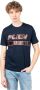 Plein Sport Blauw Katoenen T-Shirt Korte Mouw Ronde Hals Print Logo Blue Heren - Thumbnail 1