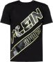 Plein Sport Zwart Katoenen Print T-Shirt Black Heren - Thumbnail 1