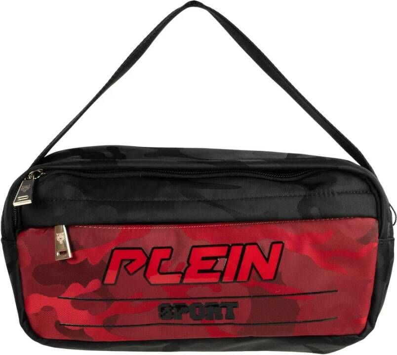 Plein Sport Stijlvolle Sport Handtas Perfecte Maat voor Essentials Rood Unisex