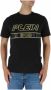 Plein Sport Zwart Katoenen T-Shirt Korte Mouw Ronde Hals Print Logo Black Heren - Thumbnail 1