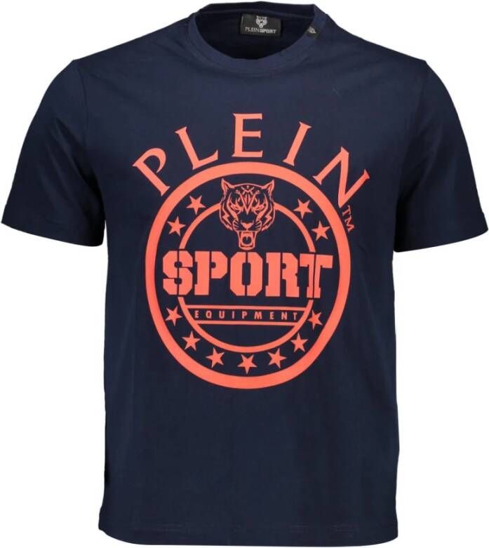 Plein Sport T-shirt Blauw Heren