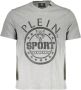 Plein Sport Sportief grijs katoenen T-shirt met ronde hals Gray Heren - Thumbnail 1
