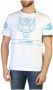 Plein Sport Wit Katoenen T-Shirt Korte Mouw Ronde Hals Print White Heren - Thumbnail 1