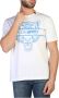 Plein Sport Wit Katoenen Crew Neck T-Shirt White Heren - Thumbnail 3
