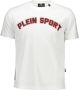 Plein Sport Sportieve Elegantie T-Shirt in Wit White Heren - Thumbnail 1