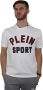 Plein Sport Grijze Katoenen T-Shirt met Contrasterende Details Grijs Heren - Thumbnail 3
