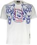 Plein Sport Bedrukt Heren T-shirt met Ronde Hals White Heren - Thumbnail 2