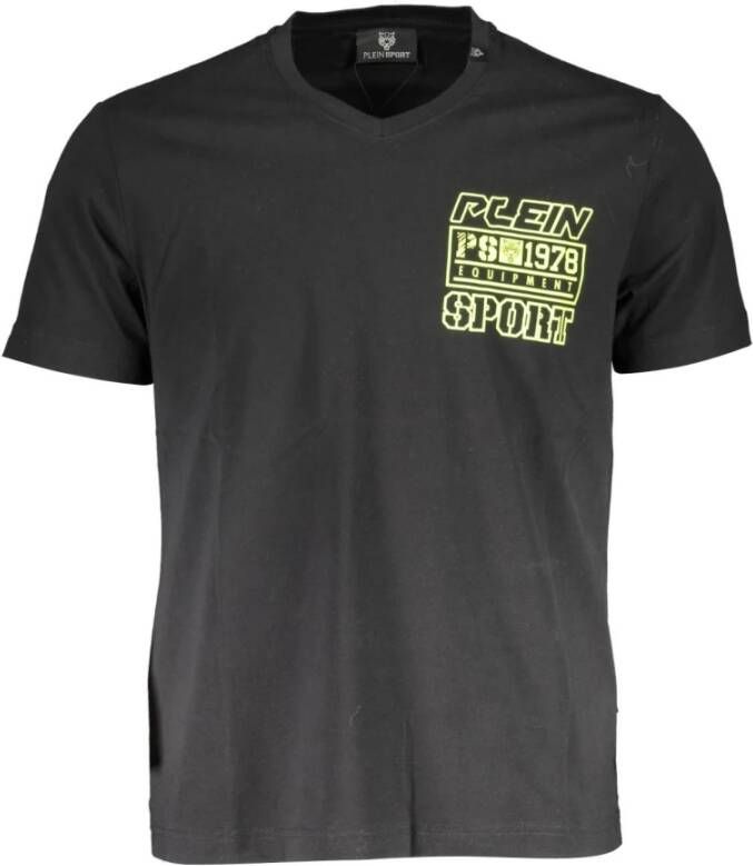 Plein Sport Korte Mouw Heren T-shirt Zwart Black Heren