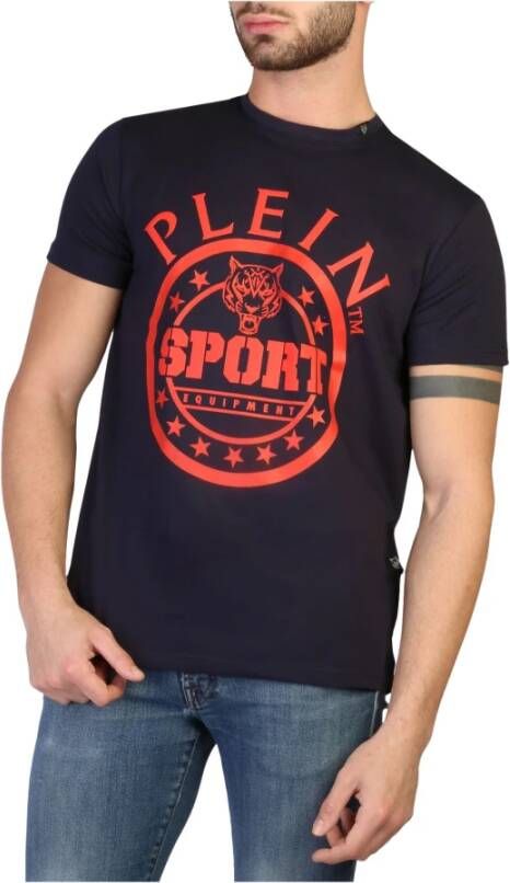 Plein Sport Hoogwaardig T-shirt voor een casual stijl Blauw Heren
