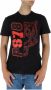 Plein Sport Heren Bedrukt T-shirt Black Heren - Thumbnail 1