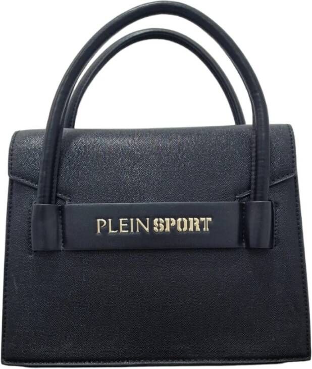 Plein Sport Verstelbare handtas met afneembare schouderband Black Dames