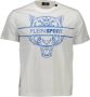 Plein Sport Wit Katoenen T-Shirt met Print Wit Heren - Thumbnail 2