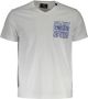 Plein Sport Wit Katoenen T-Shirt met Korte Mouwen en V-Hals White Heren - Thumbnail 1