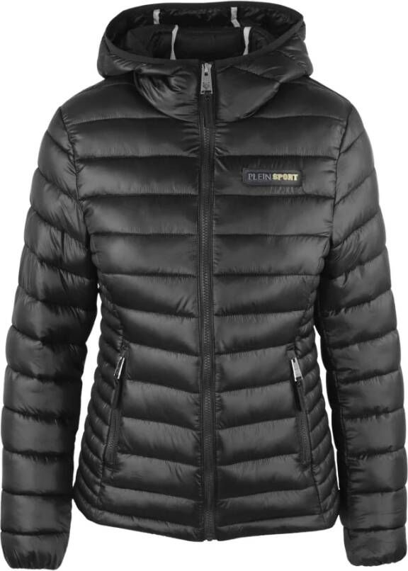 Plein Sport Hoogwaardige jas voor modebewuste vrouwen Black Dames