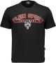 Plein Sport Zwart Katoenen T-Shirt met Print Zwart Heren - Thumbnail 1