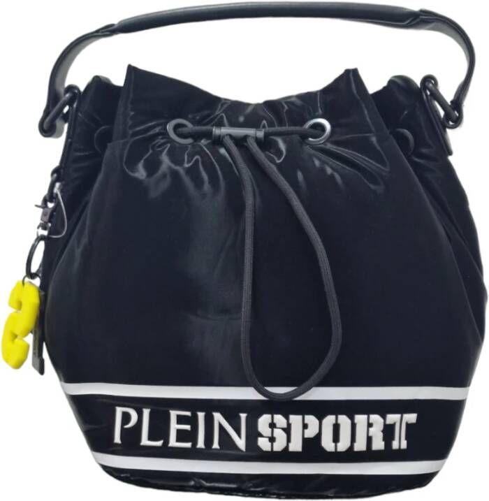 Plein Sport Zwarte handtas met voorlogo Zwart Dames