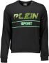 Plein Sport Zwart katoenen sweatshirt met gedurfde accenten Black Heren - Thumbnail 1