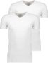 PME Legend 2-Pack Slim Fit V-hals T-shirts White Heren - Thumbnail 1