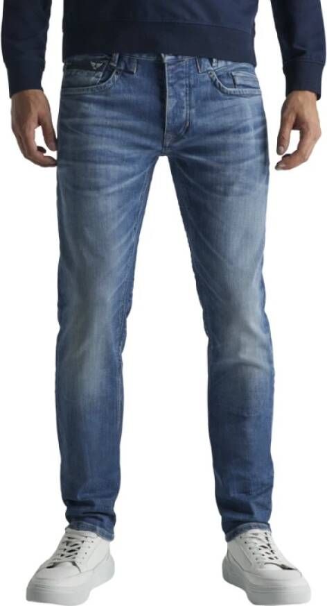 PME Legend Denim jeans met relaxte pasvorm Commander 3.0 Fresh Blauw Heren