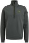PME LEGEND Heren Truien & Vesten Half Zip Collar Interlock Jersey Groen - Thumbnail 2