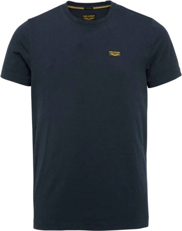 PME Legend Korte mouwen T-shirt met kraag Blauw Heren