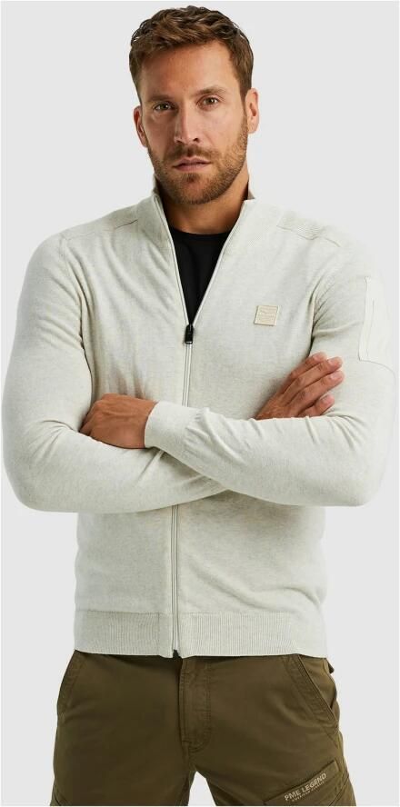 PME Legend Buckley Zip Cardigan Beige Heren - Foto 6