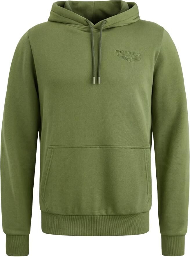 PME Legend Capuchon Droge Terry Sweater Green Heren - Foto 2