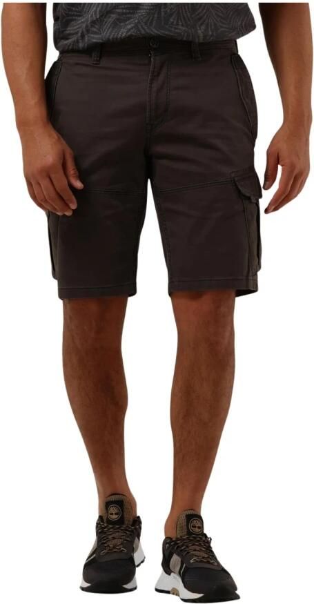 PME Legend Donkergrijze Korte Broek Cargo Shorts Stretch Broken Twill - Foto 7