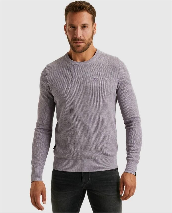 PME Legend Casual Cotton Modal Pullover Purple Heren - Foto 5