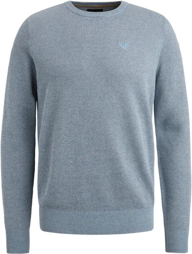 PME LEGEND Heren Truien & Vesten R-neck Cotton Modal Blauw - Foto 8