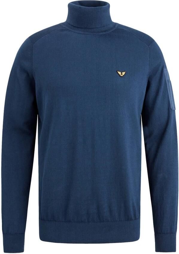 PME LEGEND Heren Truien & Vesten Turtleneck Cotton Knit Donkerblauw - Foto 2