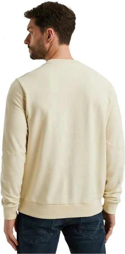 PME Legend Crewneck Peached Terry Sweatshirt Beige Heren - Foto 9