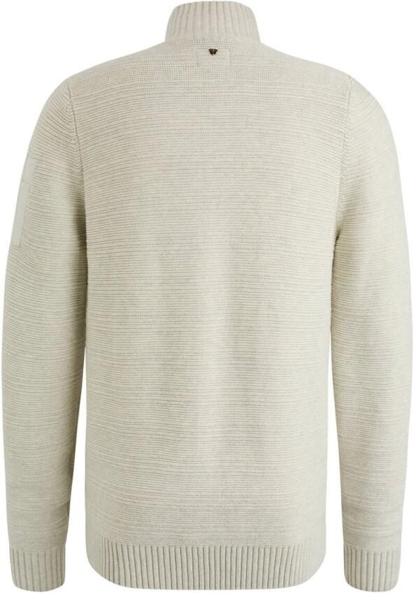 PME Legend Gebreide Katoenen Ritsjas Beige Heren