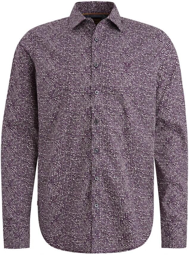 PME Legend Gedrukte Poplin Overhemd Lange Mouw Multicolor Heren