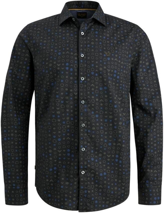 PME Legend Gedrukte Poplin Overhemd Lange Mouw Multicolor Heren