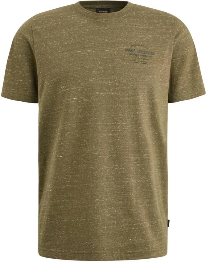 PME Legend Gemêleerd Jersey Korte Mouw T-shirt Brown Heren - Foto 3