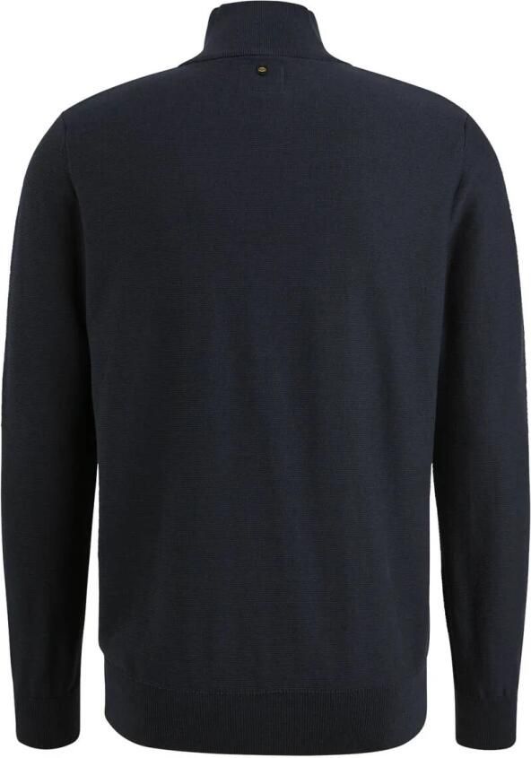 PME LEGEND Heren Truien & Vesten Half Zip Collar Cotton Modal Donkerblauw - Foto 6