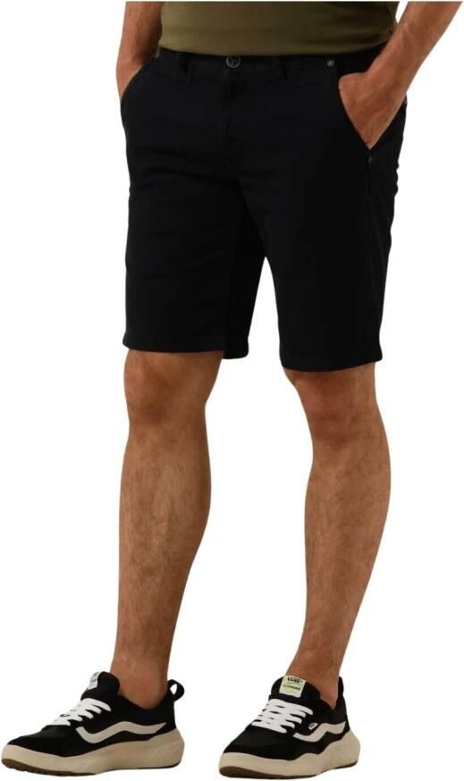PME LEGEND Heren Broeken Twin Wasp Chino Shorts Fancy Structured Blauw - Foto 3